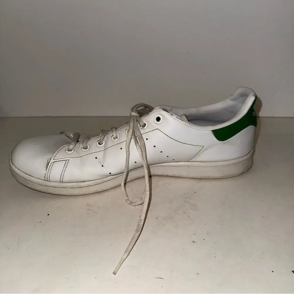 VNTG ADIDAS Stan Smith White and Green Sneakers 12